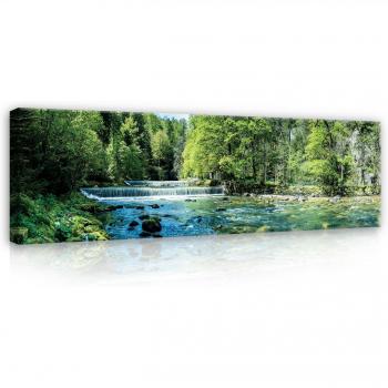 Tableau panoramique nature 145x45 cm impression sur toile