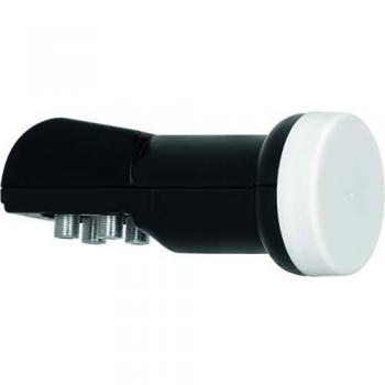 TechniSat Quad-LNB für 4 Teilnehmer, Universal Quattro-Switch, 40mm Feed-Aufnahme
