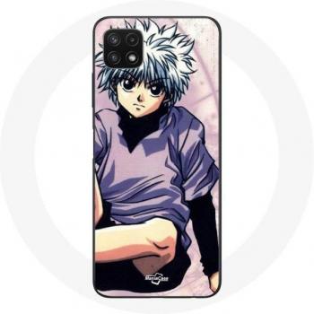 Custodia protettiva per Samsung Galaxy A22 5G Killua Zoldyck Anime Flash