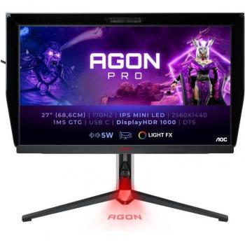 AOC AGON Pro AG274QXM Moniteur Gaming 27 Quad HD LED Noir, Rouge