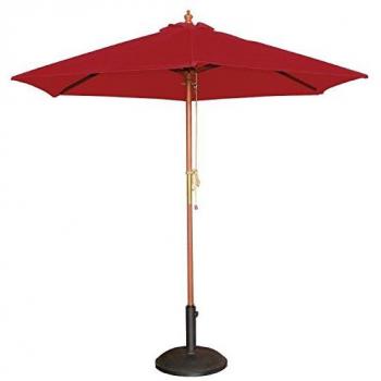 Bolero Garden Parasol 2.5m Diameter Red