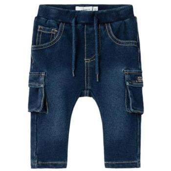 Jeans Cargo Nbmben Denim blu scuro