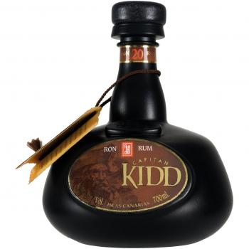 Arehucas Capitán Kidd 30 Años Ron Canario 40% Vol. 0,7l en Caja Regalo