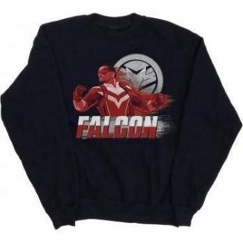 Red Fury Falcon Women's XXL Hoodie in Navy Blue