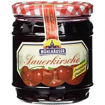 Mühlhäuser Sauerkirsch Konfitüre Extra, 8 x 450 g
