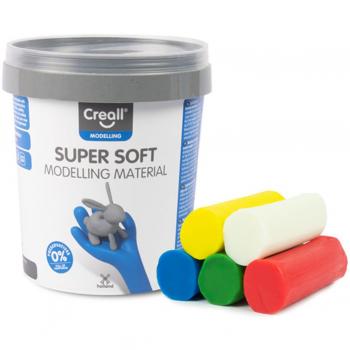 CREATE IT EASY Weiche Knete 450 g, 5 Farben