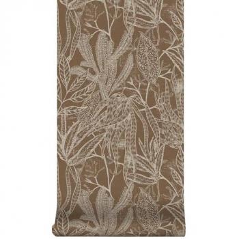 Chaya Intissé Papier Peint Marron – 1005 cm × 52 cm