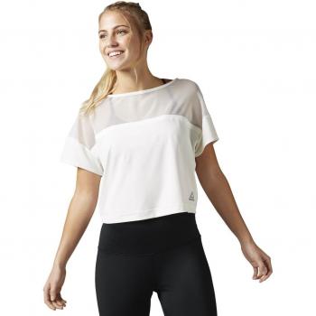 Reebok Tee C Fashion, Camiseta Mujer, Negro
