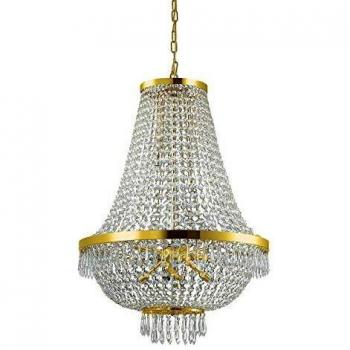 Netlighting Caesar 12 Light Pendant Light Gold G9