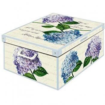 Pack de boîtes orthogonales Ortensie – Rangement polyvalent (Blanc, Bleu, Mauve)