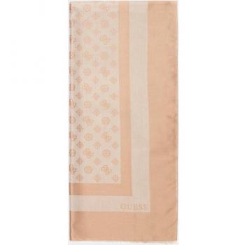 Fular Guess con diseño de logo en beige