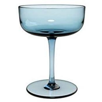 Villeroy & Boch Like Ice Sektschalen 2er Set, Kristallglas, eisblau, 100 ml