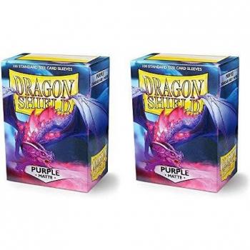 Dragon Shield Matte Finish Purple Sleeves