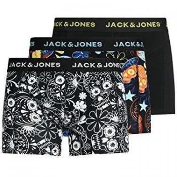 Jack & Jones JACSUGAR SKULL TRUNKS 3 PACK Boxershort schwarz