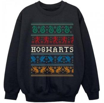 Harry Potter Felpa 12-13 Nero Fair Isle