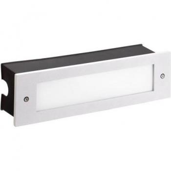 Micenas Outdoor LED Recessed Wall Light White 29.8cm 1140lm 3000K IP
