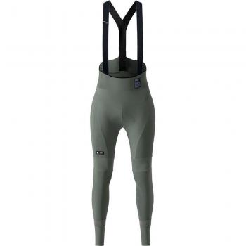 Gobik Absolute 7.0 Dark Green Athletic Bib Tights for Women XXL