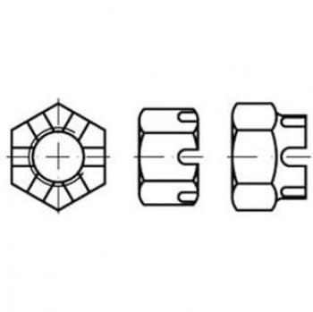 Kronenmutter M16x1,5 100er Pack DIN 935