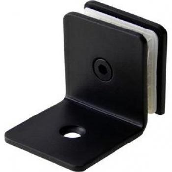 Clavija Negra de Acero Inoxidable para Ventanas de Ducha