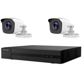 Hikvision 2MPx VideoKit IP PoE: 2 Telecamere + NVR 4K a 4 Canali