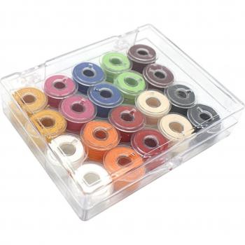 Travel-Friendly Thread Pack 20 Spools with Hooks