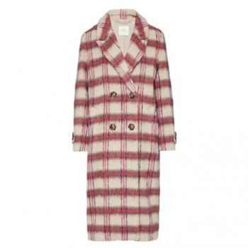 S.Oliver BLACK LABEL Langmantel, Karo-Muster