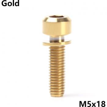 TC4 Titanium Bicycle Stem Screws M5 16mm/18mm/20mm
