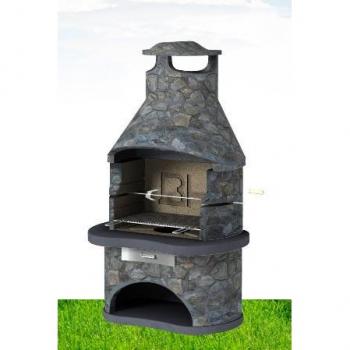 Tampere Dark Masonry BBQ