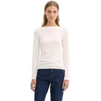 TOM TAILOR Denim Langarmshirt Langarmshirt in Knitteroptik