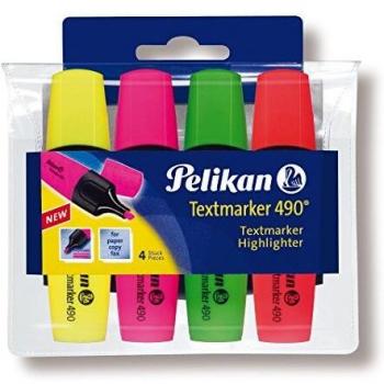 Pelikan Textmarker Set 4er Neonfarben