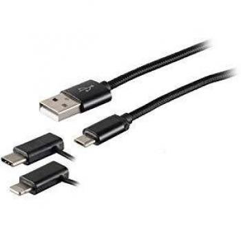 1m Black USB 2.0 A to Micro-USB B Cable