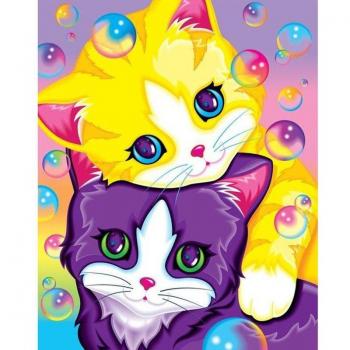 Peinture 5D Chat de Dessin Animé à Faire Soi-Même