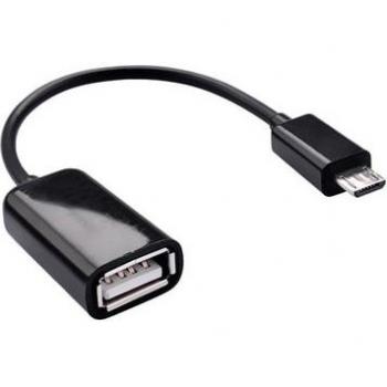 Adaptador OTG MicroUSB a USB 2.0 con soporte para teclado y ratón