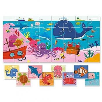 LUDATTICA BABY PUZZLE EL MAR 32 PIEZAS COLECCIÓN BABY PUZZLE 18x18x10 Cms