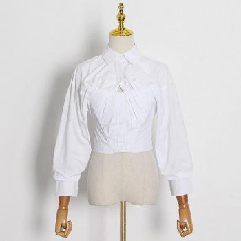 Tweed Twin White Shirt