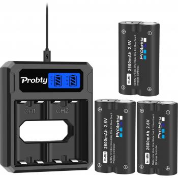 XOne Power+LCD 2600 mAh – Batería Reemplazo y Cargador Doble USB