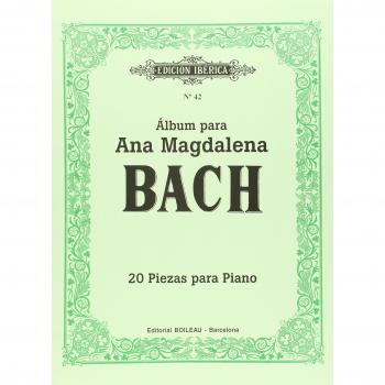 Álbum ana magdalena bach:20 piezas para piano