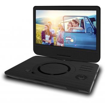 Odys Furo 10 tragbarer DVD Player mit USB Eingang in Schwarz
