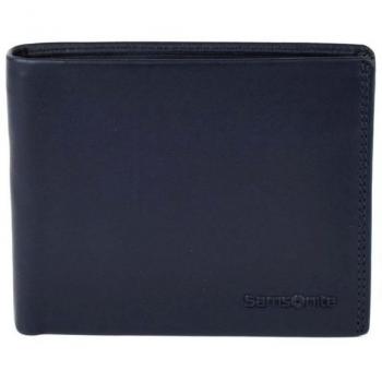 Portafoglio Uomo Samsonite Attack 2 SLG Blu Oxford con 4 Slot per Carte e 2 Tasche per Contanti