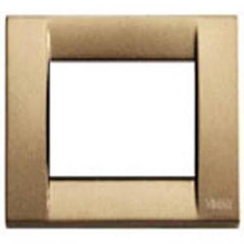Série Idea VIMAR: Plaque Classica 3 Modules en Métal Bronze