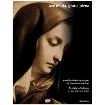 Partitions classique BARENREITER AVE MARIA, GRATIA PLENA