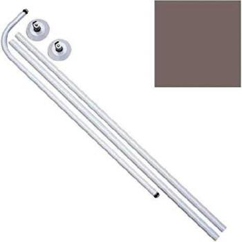 Barra de Baño Curva 80x110-196 Plata