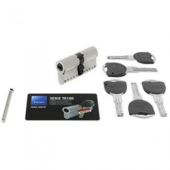 Cilindro Assa Abloy Tessa TK154040N, 40 mm x 40 mm, Nichelato