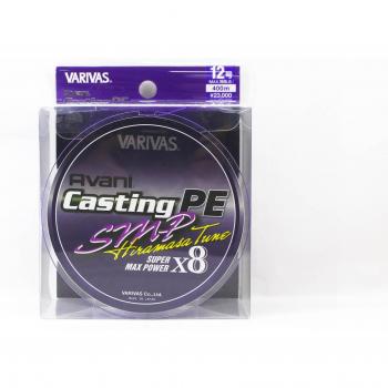 Varivas P.E Line Avani SMP Hiramasa Tune Casting 400m 12 Strands 160lb Purple