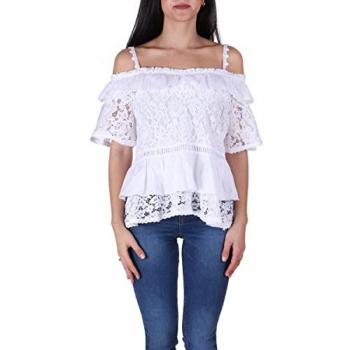 Guess SS New Olimpia Top Color White Bianco W1GH0N WDXL0