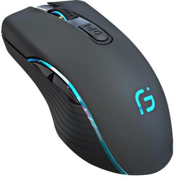 Souris Écran Bleu LED Silencieuse, sans fil, rechargeable, récepteur SB