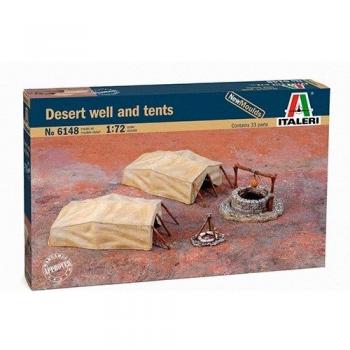 Diorama Pozzo e Tenda 1:72 – Italia Desert