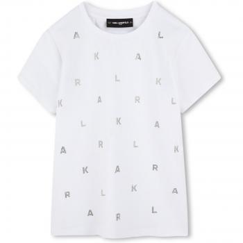 Maglietta bianca regular fit Karl Lagerfeld
