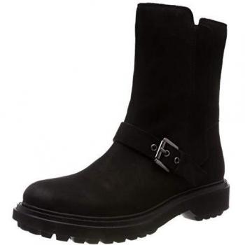 Geox D ASHEELY D Stivali Da Moto Donna, Nero