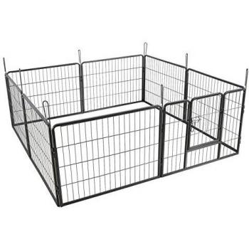 Enclos modulable pour chiens 163 x 163 cm